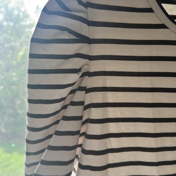 Boden Imogene Breton stripped shirt with puffy shoulders - Picture 5 of 8